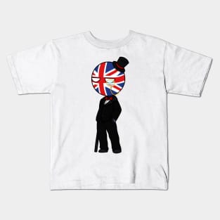 united kingdom country human chibi Kids T-Shirt